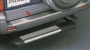 Накладка на задний бампер металлическая для автомобиля TOYOTA LAND CRUISER PRADO 90 (LEXUS GX470)
